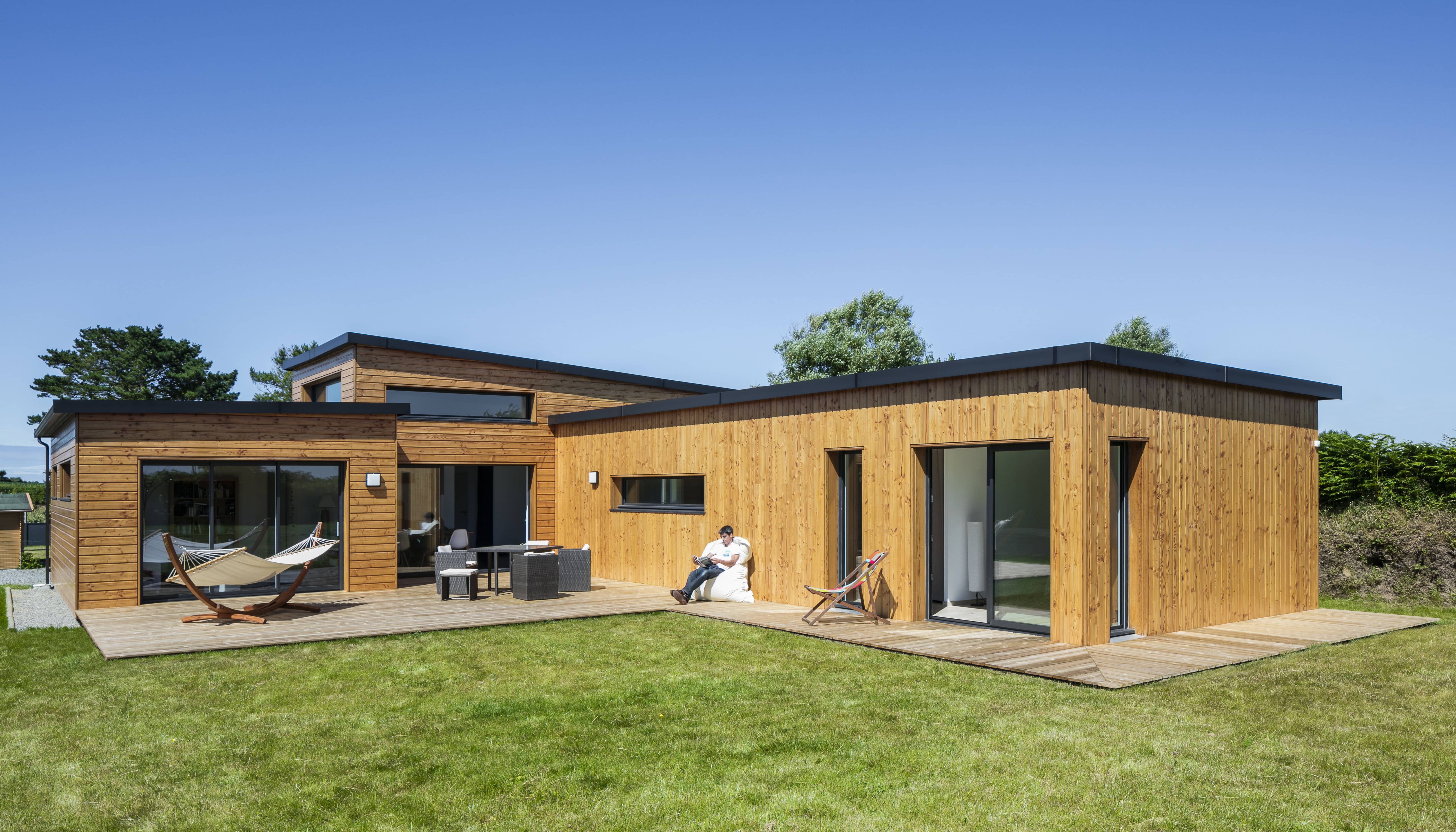 tour de maison en bois