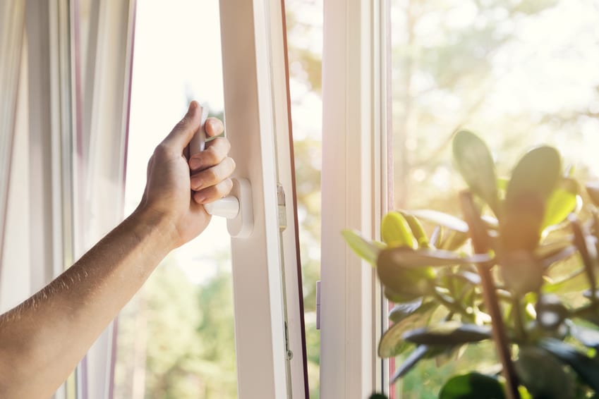 une maison correctement ventilée