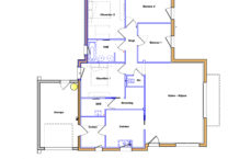 Plan de la maison en bois