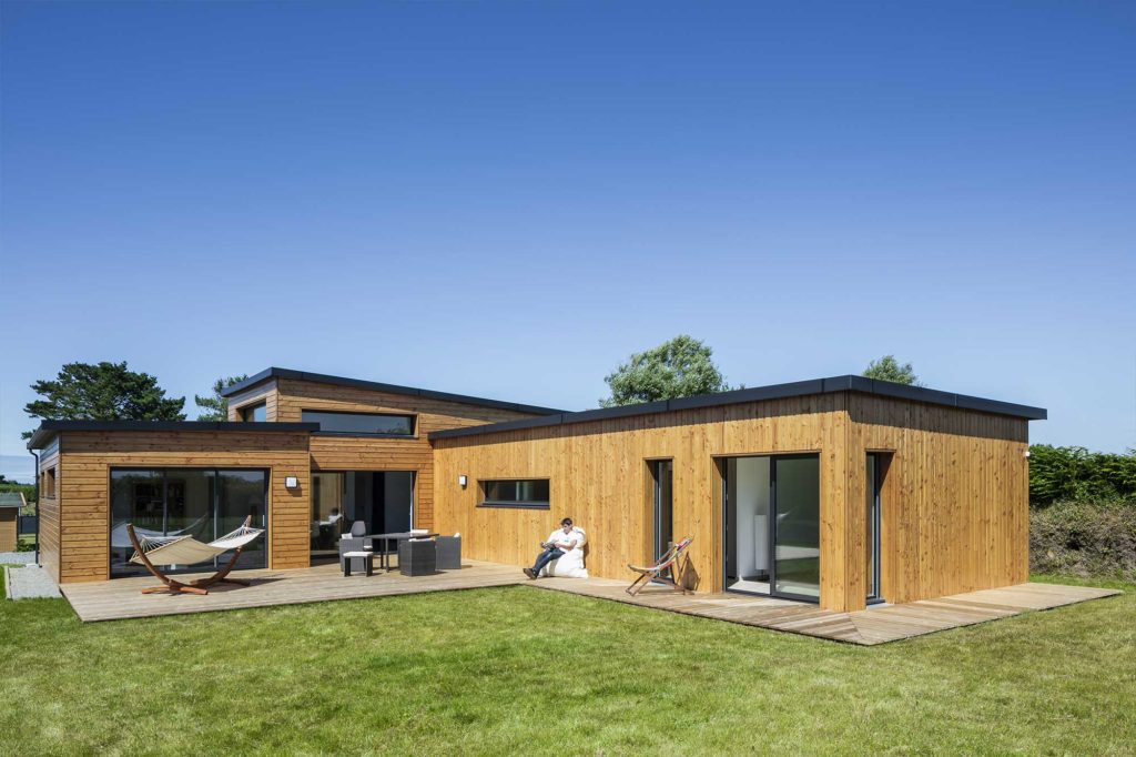 Photo d'une maison à ossature bois Trecobois