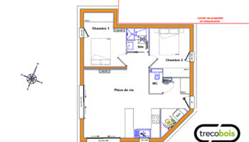 Plan de maison en bois entre optimisation et confort