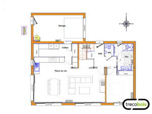 plan-maisonbois-traditionnelle-étage-trecobois