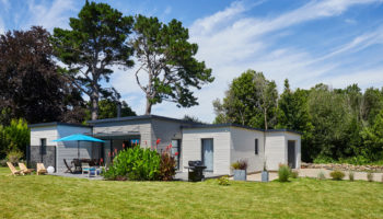 Maison bardage gris