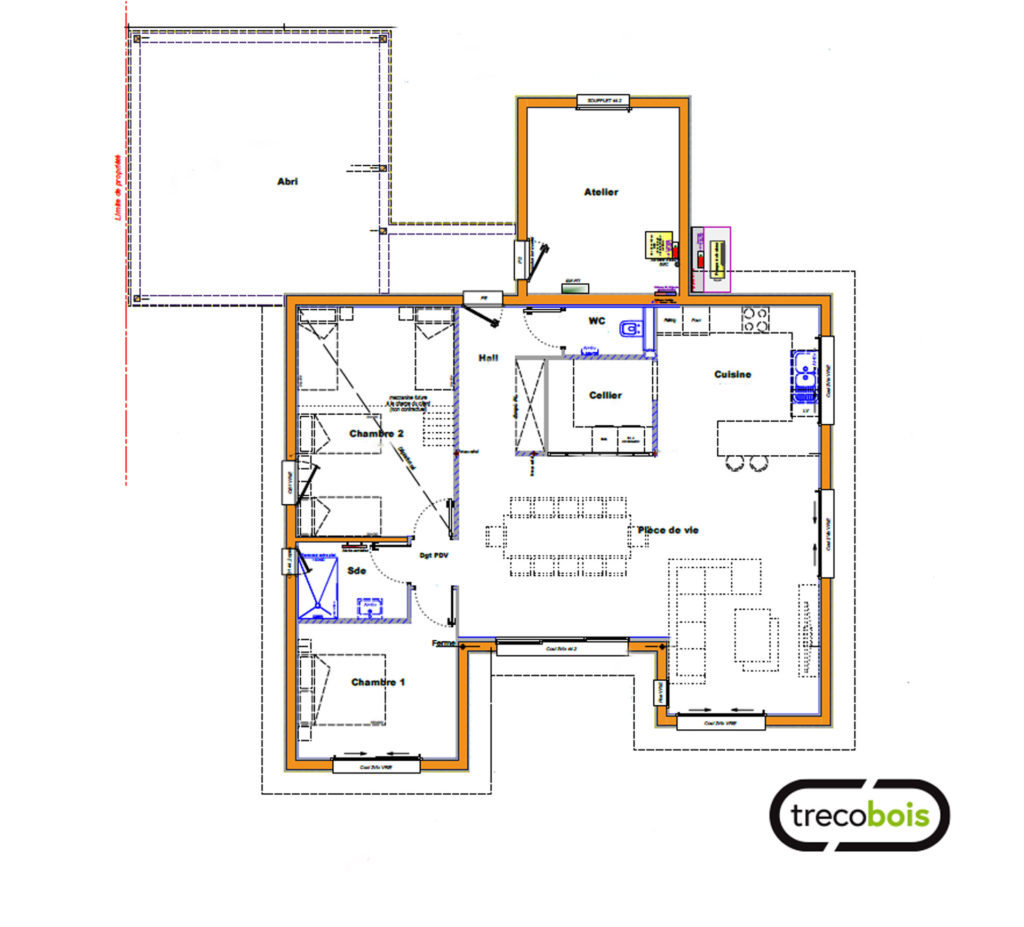 plan-maison-boisU-bardarge-noir