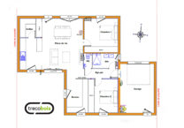 plan-maison-plain-pied-garage-trecobois