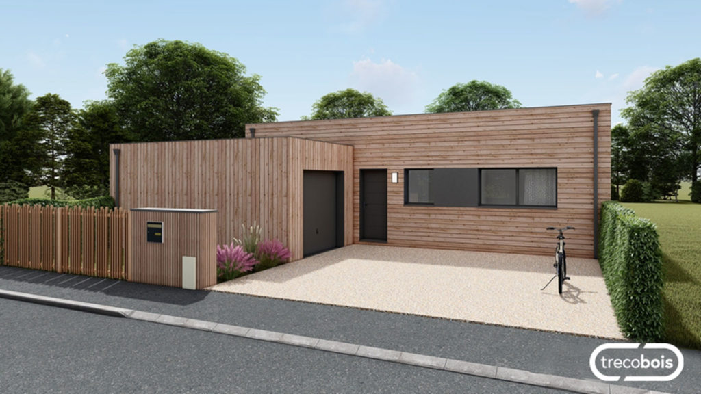 plan-maison-bois-plainpied-U