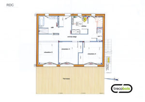 plan-rdc-maison-bois-inversée