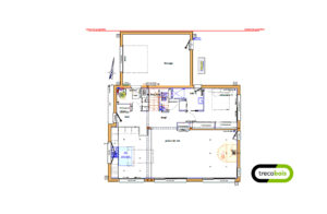 plan-maison-bois-étage-4chambres