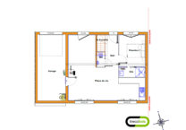 plan-rdc-maison-bois-étage
