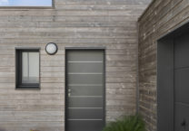 Maison en bois lotissement extérieur