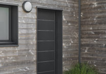 Maison en bois lotissement extérieur