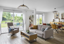 Maison en bois lotissement - salon