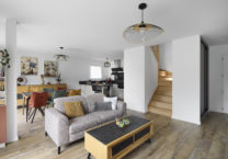 Maison en bois lotissement - sejour