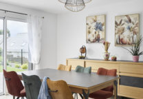 maison en bois lotissement - salle à manger