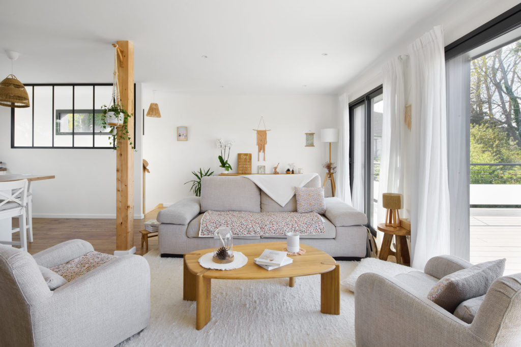 Maison orientée nord - salon
