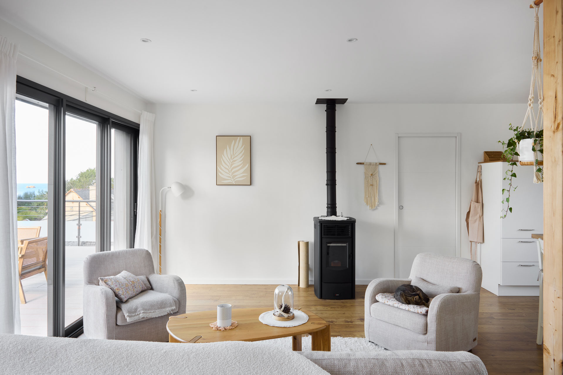 Maison orientee nord - chauffage