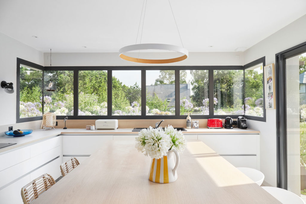 Maison bois, cuisine Trecobat Signature