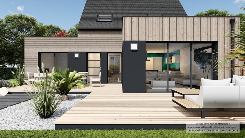 Maison+Terrain de 6 pièces avec 4 chambres à Guerledan 22530 – 292300 € - YLM-24-05-06-77