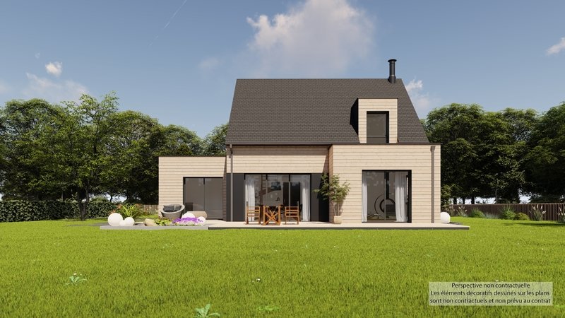 Maison+Terrain de 6 pièces avec 3 chambres à Combrit 29120 – 453563 € - MBE-24-05-02-14