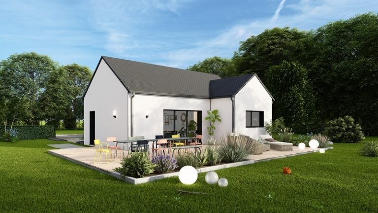Maison+Terrain de 3 pièces avec 2 chambres à Begard 22140 – 167500 € - MLAG-26-06-03-12