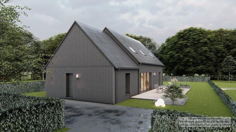 Maison+Terrain de 6 pièces avec 3 chambres à Vigneux-de-Bretagne 44360 – 423680 € - ALEG-25-06-27-16