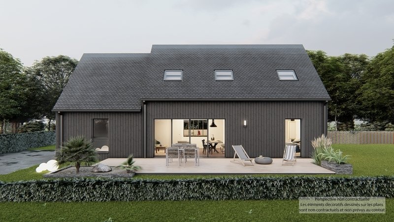 Maison+Terrain de 6 pièces avec 3 chambres à Vigneux-de-Bretagne 44360 – 423680 € - ALEG-25-06-27-16