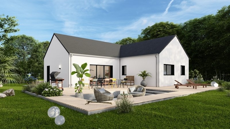Maison+Terrain de 5 pièces avec 4 chambres à Ploufragan 22440 – 259102 € - JBES-23-09-05-28