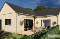 Maison+Terrain de 3 pièces avec 2 chambres à Ergue-Gaberic 29500 – 311381 € - SCHA-23-09-29-51