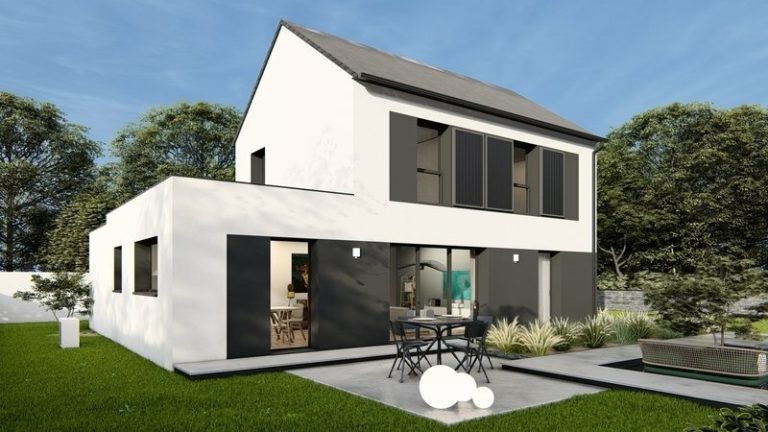 Maison+Terrain de 5 pièces avec 4 chambres à Pleurtuit 35730 – 408000 € - BONE-26-08-09-43