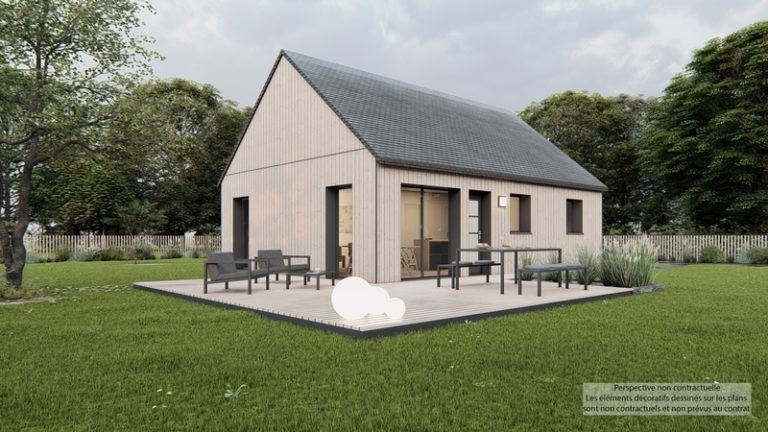 Maison+Terrain de 3 pièces avec 2 chambres à Beaussais-sur-Mer 22650 – 245300 € - BONE-26-06-04-39