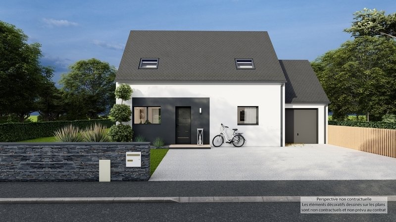 Maison+Terrain de 5 pièces avec 4 chambres à Plobannalec-Lesconil 29740 – 244777 € - MBE-24-04-16-5