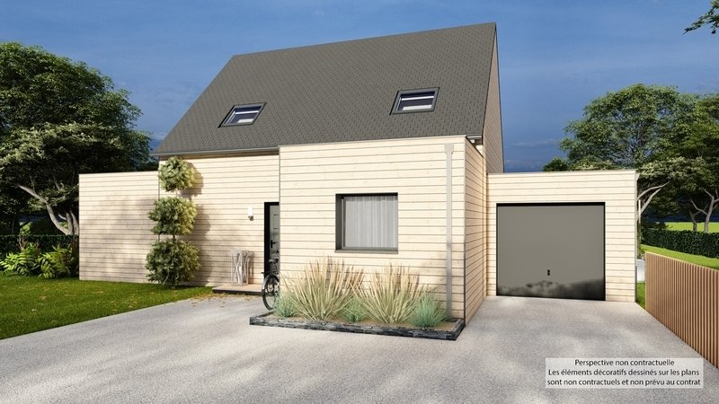 Maison+Terrain de 5 pièces avec 4 chambres à Baud  – 234000 € - PLOO-24-04-18-172
