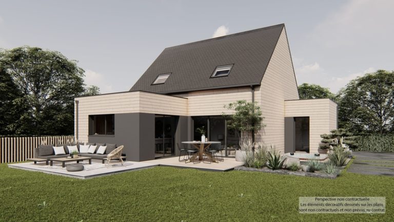 Maison+Terrain de 5 pièces avec 4 chambres à Ploeren 56880 – 466000 € - RQU-26-06-02-55