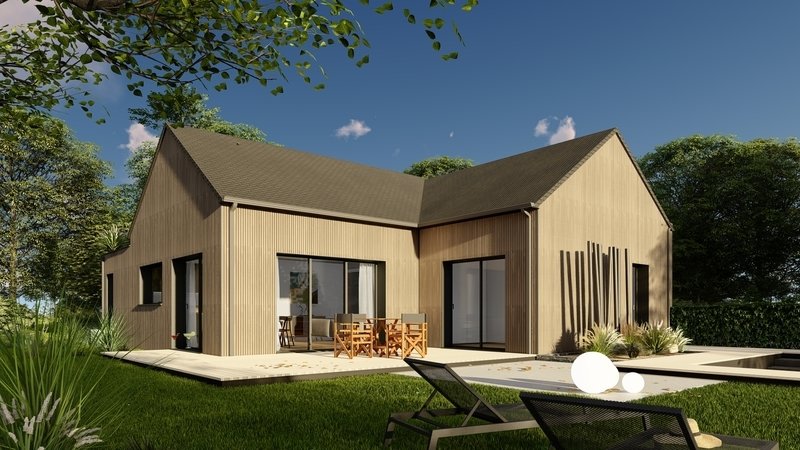 Maison+Terrain de 5 pièces avec 3 chambres à Plougonven 29640 – 255868 € - CDER-24-04-08-12