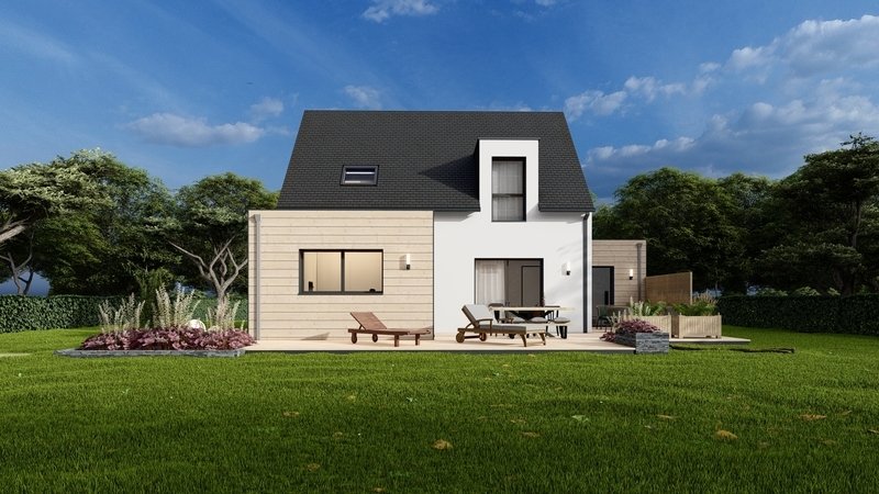 Maison+Terrain de 6 pièces avec 4 chambres à Saint-Jean-Kerdaniel 22170 – 275659 € - MLAG-24-04-09-19