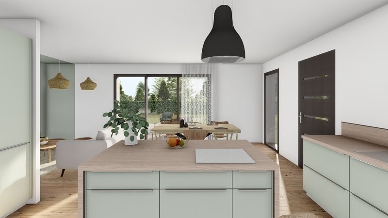 Maison+Terrain de 4 pièces avec 3 chambres à Ergue-Gaberic 29500 – 224955 € - FLANC-24-04-15-9