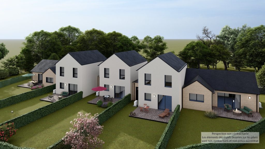 Maison+Terrain de 4 pièces avec 3 chambres à Montauban-de-Bretagne 35360 – 222500 € - HHE-25-02-24-35