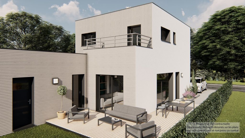 Maison+Terrain de 5 pièces avec 4 chambres à Rheu 35650 – 374576 € - MCHO-25-08-14-462
