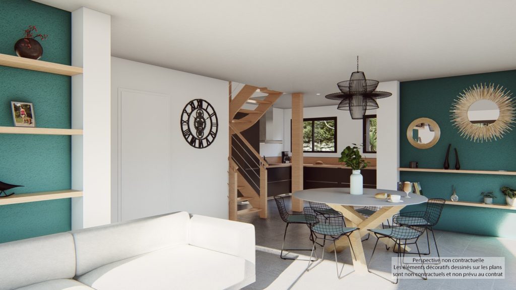 Maison+Terrain de 5 pièces avec 4 chambres à Rheu 35650 – 374576 € - MCHO-25-08-14-462