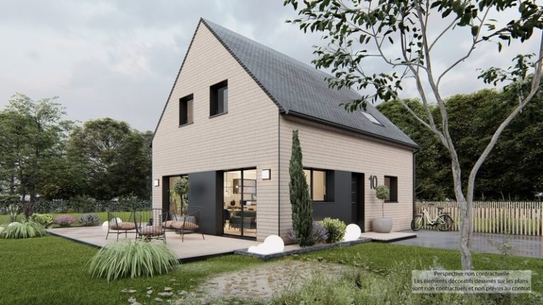 Maison+Terrain de 5 pièces avec 4 chambres à Locmaria-Plouzane 29280 – 366500 € - JUMI-26-06-25-243