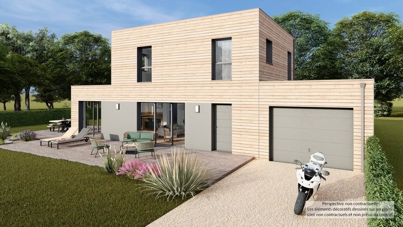 Maison+Terrain de 6 pièces avec 4 chambres à Carquefou 44470 – 385360 € - ALEG-25-07-28-90