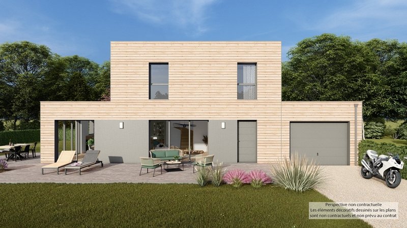 Maison+Terrain de 6 pièces avec 4 chambres à Carquefou 44470 – 385360 € - ALEG-25-07-28-90