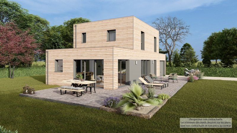 Maison+Terrain de 6 pièces avec 4 chambres à Carquefou 44470 – 385360 € - ALEG-25-07-28-90