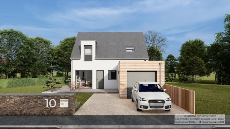 Maison+Terrain de 5 pièces avec 4 chambres à Pont-Scorff 56620 – 331900 € - MADR-26-04-22-7