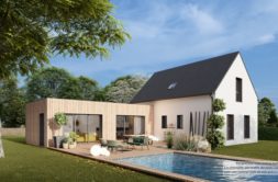 Maison+Terrain de 5 pièces avec 4 chambres à Kervignac 56700 – 469495 € - MADR-25-09-11-2