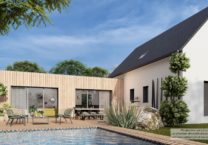 Maison+Terrain de 5 pièces avec 4 chambres à Kervignac 56700 – 469495 € - MADR-25-09-11-2
