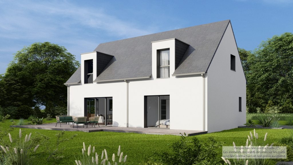 Maison+Terrain de 5 pièces avec 4 chambres à Fouesnant 29170 – 425000 € - FLANC-25-11-07-4