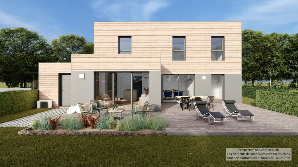 Maison+Terrain de 5 pièces avec 4 chambres à Betton 35830 – 396000 € - HHE-25-09-29-22