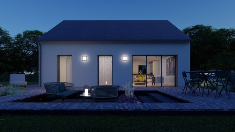 Maison+Terrain de 4 pièces avec 3 chambres à Begard 22140 – 186500 € - MLAG-26-06-03-15