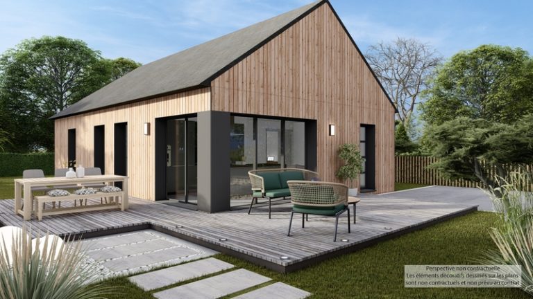 Maison+Terrain de 4 pièces avec 3 chambres à BEAUSSAIS-SUR-MER 22650 – 275050 € - BONE-26-06-15-22
